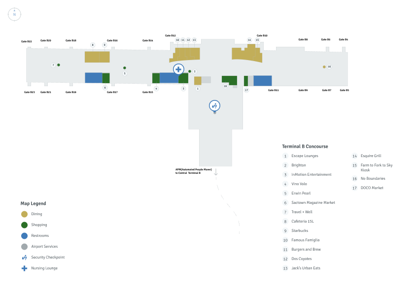 Sacramento International Airport (SMF) | Terminal B